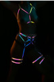 Women's Underwear Reflective Suspenders Harness Set -  Kit -  -  Lingerie -