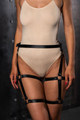 Sleek Play Thigh Harness for Intimate Play