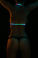 Dancer Outfit - Glowing-in-Darkness Bustier - Reflective Harness -  Gear -  Kit -  Wear