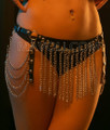 Chain Leather Sexy Fantasy Skirt