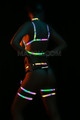 Suspenders Reflective Special Harness Set - Women Rainbow Reflector  Suit   Gear