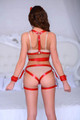 Adjustable Slave Garter Harness for Personal Pleasure
