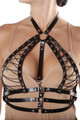 Women's Chest Harness with Stitch Thread Detail on Breasts