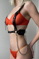 Premium Fetish Garter Harness for Submissive Bondage