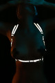 White Reflective Slim Vest Harness