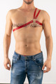 Leather Men's Arm and Shoulder Harness Single Shoulder Men's Harness