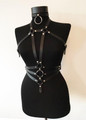 Women’s Leather Chest Harness – Custom Made Leather Design