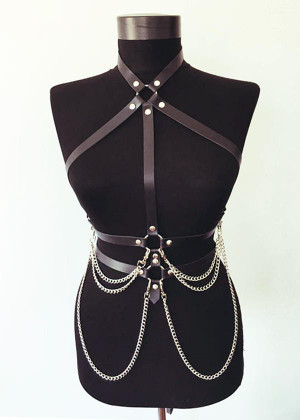 Stylish Slave Bondage Harness for BDSM Enthusiasts