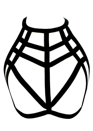 Underbust Elastic Harness for Fashionable Wear