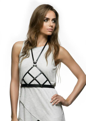 Underbust Harness for Gothic Look