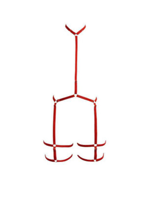 Neck & Waist Detail Garter Harness