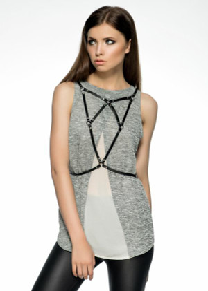 V Detail Back Stylish Harness