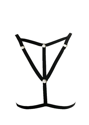 Stylish Elastic Triangle Pattern Bra Harness