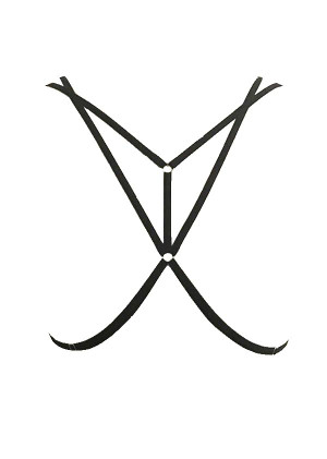 Thin Strap Elastic Overbust Bra Harness