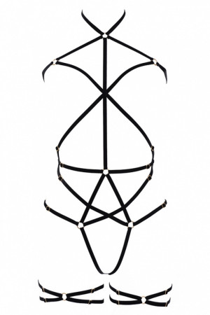 Exquisite Erotic Overbust Harness