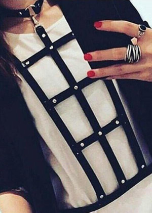 Luxury Erotic Thigh Harness in Luxurious Leather