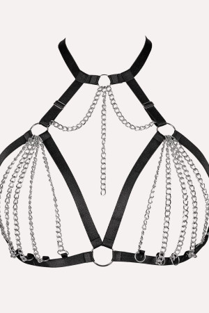 Luxury Erotic Leather Harness