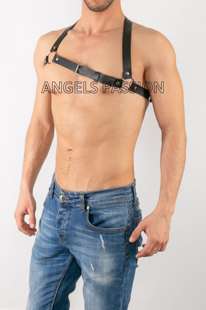Men's Shoulder Harness Leather Wear