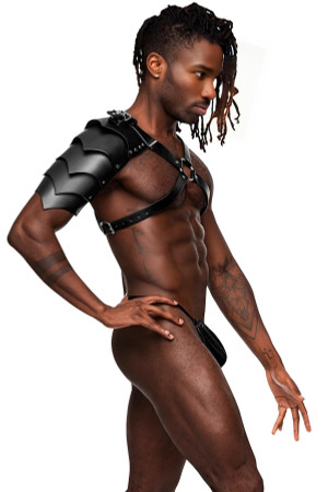 Gladiator Shoulder Harness Single Shoulder Leather Accessory Warrior Costume