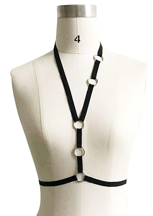 Ergonomic Master Chest Harness for Submissive Bondage