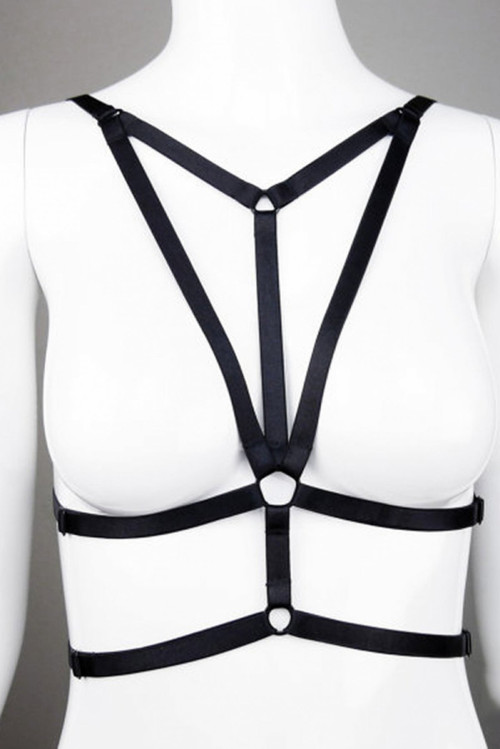 Adjustable BDSM Body Harness for Fashionable Wear