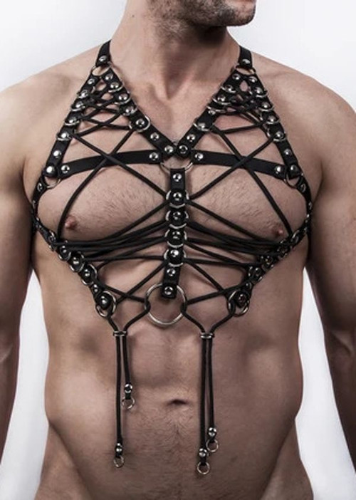 Sexy Men's Underwear Rubber Harness