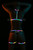 Wear Reflective Harness Set - Shiny Bust and Hip Belt  Night Club Dance Clothes