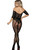 Women Babydoll Fancy Outfit Body Stockings D30003 Black