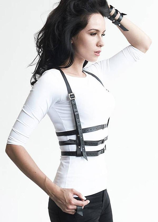 Over T-Shirt Leather Accessory Harness