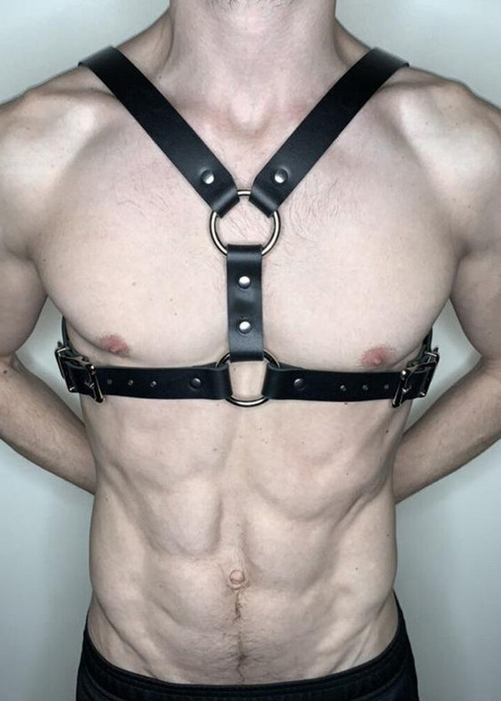 Adjustable BDSM Garter Harness for Submissive Bondage