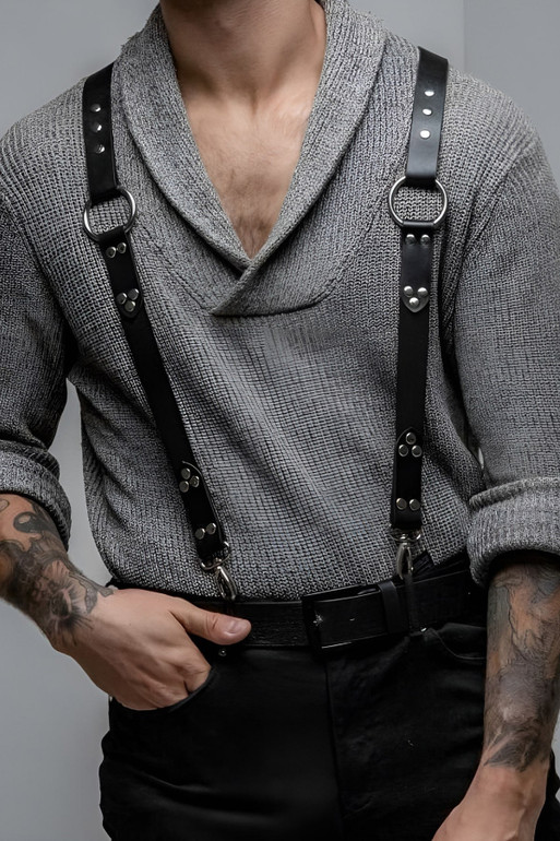 Men's Belt Trouser Strap Stylish Leather Men's Body Belt