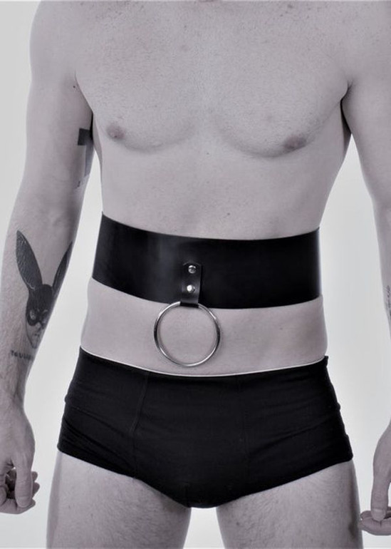 Sexy Men's Belly Harness with Ring Detail