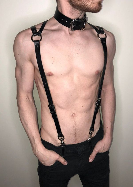 Men's Underwear Fancy Leash Trouser Belt