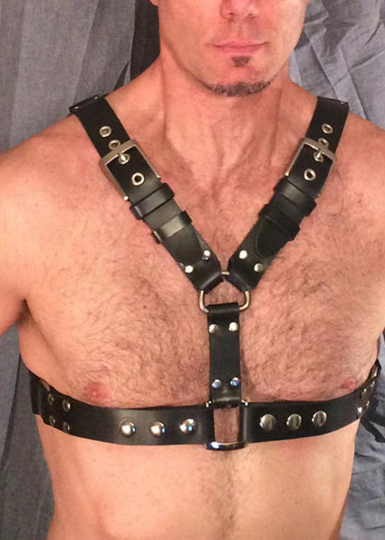 Men's Chest Leather Harness