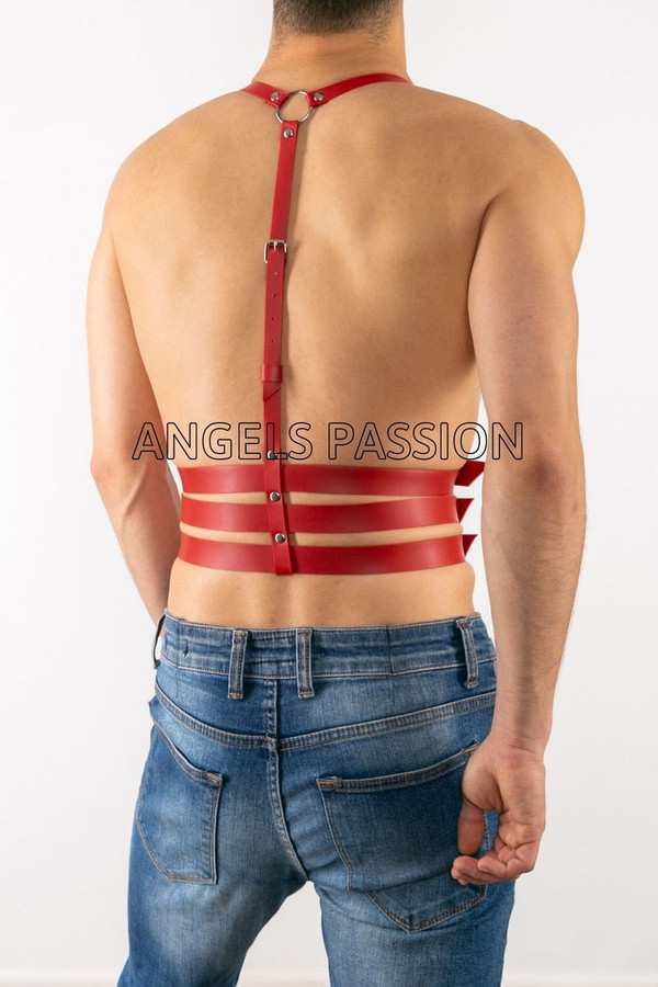 Athlete Leather Men's Body Accessory Leather Fancy Underwear