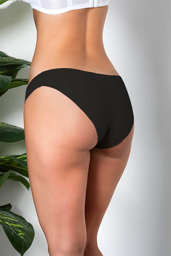 3&Apos;L√º Seamless, No Trace, Laser Cut, SLIP Panties BLACK (Mgp21261)