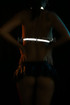 Mesh Look Sexy Bust Reflective Harness - Glowing in Darkness - Collared Reflector Bustier -  Kit
