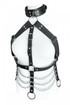 Chain Leather Chest Harness - Plus Size Chest Wear -  Lingerie -  Women Body Accessory
