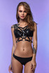 Premium Leather Overbust Leather Harness