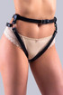 Leather Crotchless Panties Body Cage Harness Accessory
