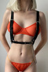 Premium Fetish Garter Harness for Submissive Bondage