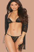 Lace Embroidered Bra Panties Set 50837