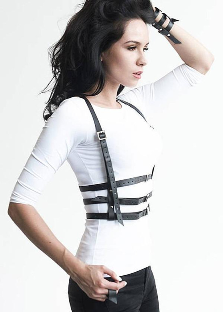 Over T-Shirt Leather Accessory Harness