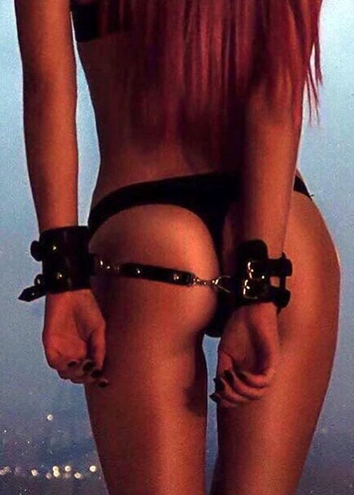 Premium Fetish Underbust Harness Handcuff for Submissive Bondage