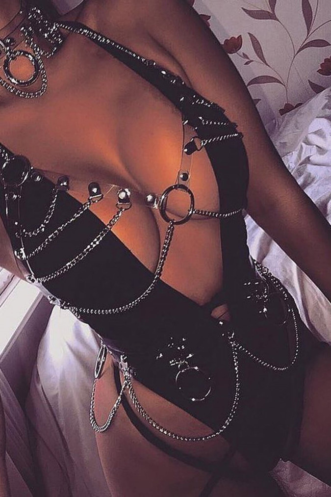 Chain Detail Sexy Harness