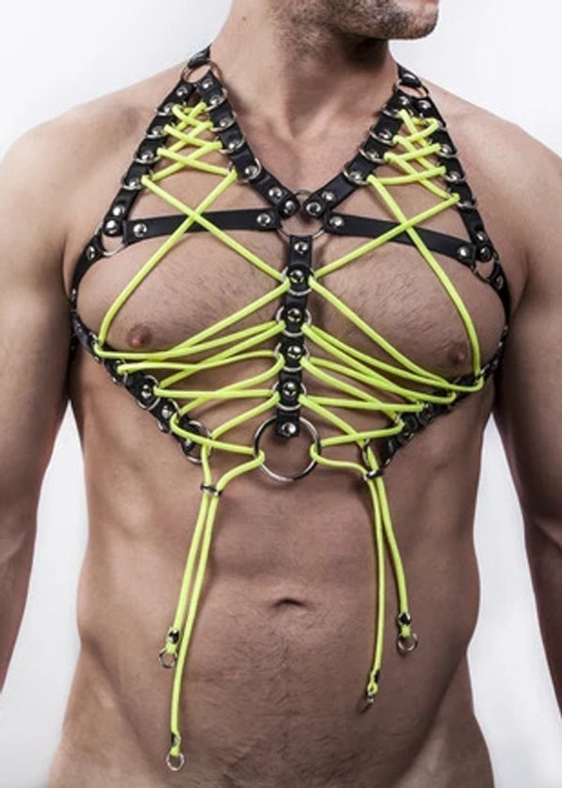 Men's Elastic Detail Sexy Harness