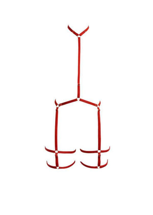 Neck & Waist Detail Garter Harness