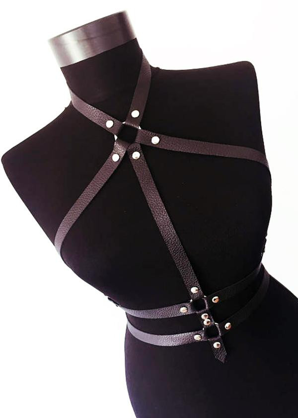 Exquisite Dominatrix Body Harness for Submissive Bondage