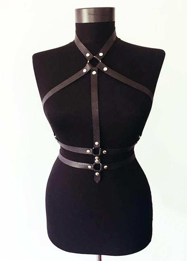 Exquisite Dominatrix Body Harness for Submissive Bondage