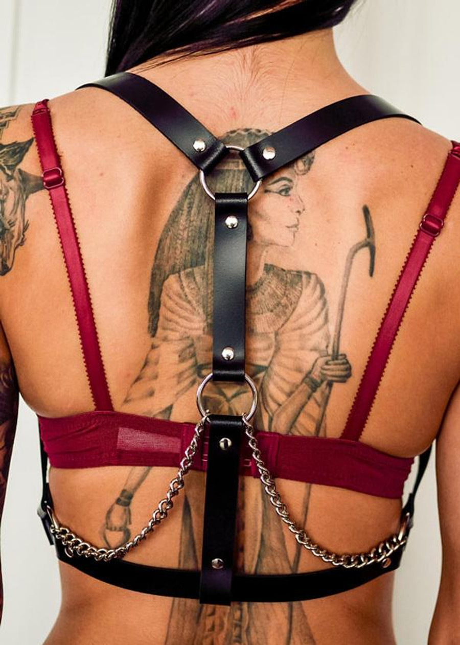 Stylish Dominatrix Bondage Harness for Intimate Play